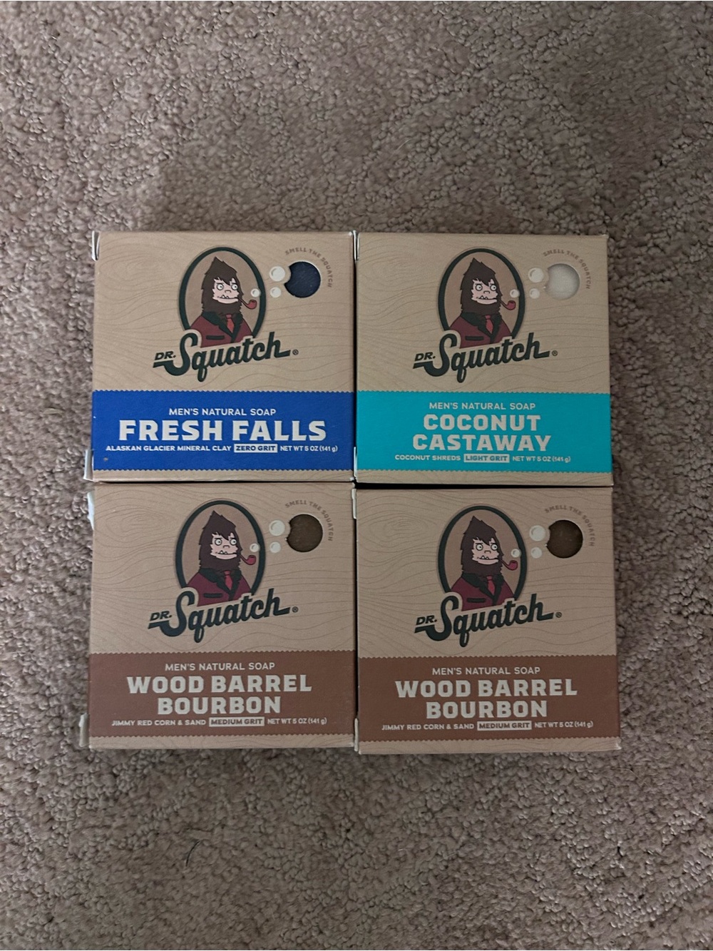 Men’s Natural Soap Variety Pack - 4